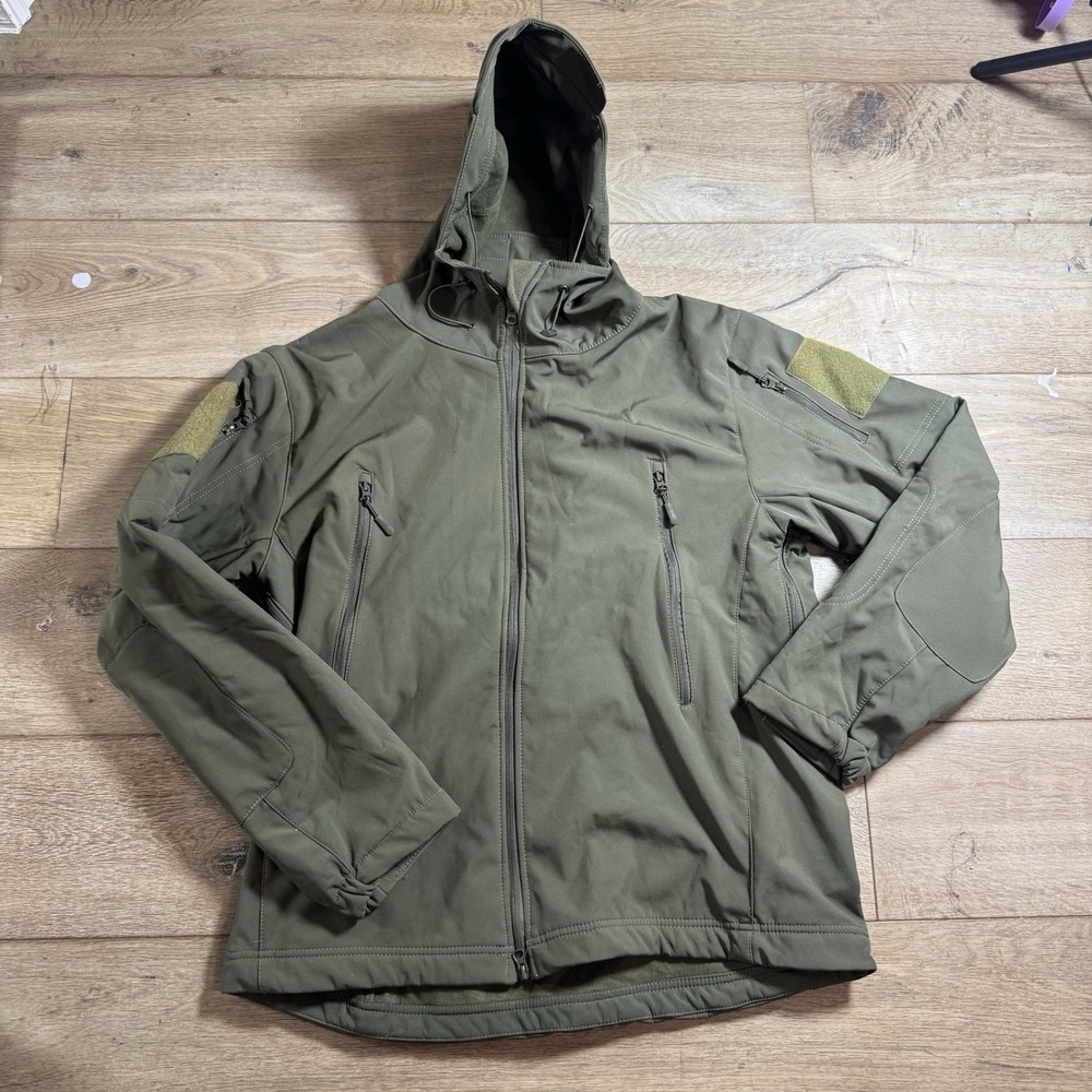 Triple Aught Design TAD Gear Stealth Hoodie Men's 3XL Olive Green USA Softshell